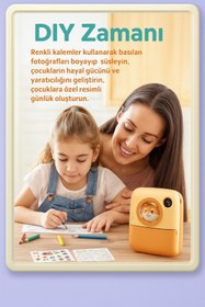 Resim electroawm Anlık Termal Yazıcılı Dijital Çocuk Kamerası 2.4 İnç HD Şipşak Fotoğraf Makinesi 