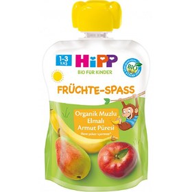 Resim Hipp Organik Muzlu Elmalı Armut Püresi 100 gr STD - STD / STD 
