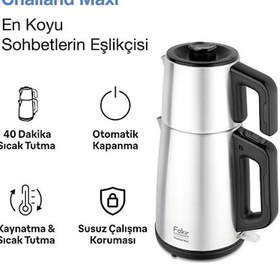 Resim Fakir Chailand Maxi XXL 2 L Çelik Çay Makinesi 