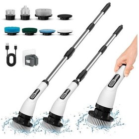 Resim Sunup SN-26239 9'u 1 Arada Çok Amaçlı Kablosuz Şarjlı Temizlik Fırçası 