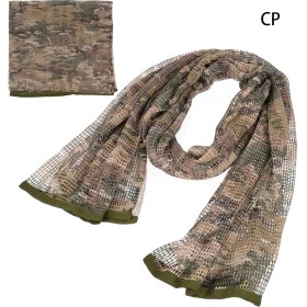 Resim Chaoduo Shop Cp Stili 190*90 cm Eşarp Pamuk Askeri Kamuflaj Taktik Örgü Eşarp Keskin Nişancı Yüz Eşarp Peçe Kamp Avcılık Çok Amaçlı Yürüyüş Eşarp (Yurt Dışından) 