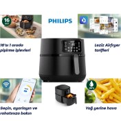 Resim 5000 Serisi Xxl Bağlantılı Fritöz Siyah, Sağlıklı ve Hızlı Pişirme Keyfi 