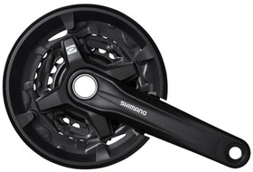 Resim Shimano FC-MT210-3 9s 44-32-22T 170mm Hollowtech II Aynakol Kapaklı 