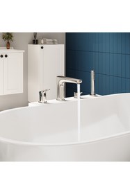 Resim Artema Root Round A42743 Küvet Bataryası, 4 Delikli, Krom 