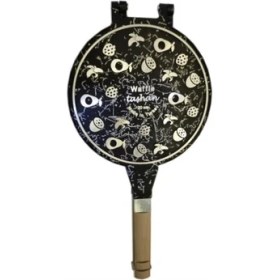 Resim Taşhan Granit Döküm Lüx Waffle Tavası (Ahsap Saplı) 