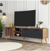Resim 1581 Exxen 180 Cm Ahşap Ayaklı Tv Ünitesi 