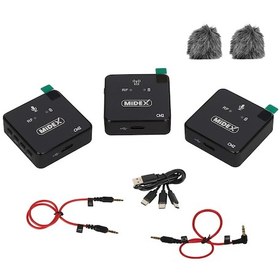Resim Midex CM2 Kablosuz Wireless İkili Kamera Mikrofon 