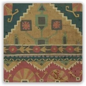 Resim Oscar Stone Decor Doğaltaş Baskılı Bardak Altlığı Tile Desen 10 Cm X 10 Cm - Stone Coaster Dsn113-2 