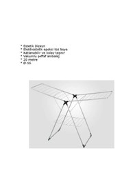 Resim Enzelo Fox Çamaşır Kurutma Askısı 