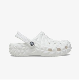 Resim Crocs Classic Geometric Unisex Beyaz Terlik Düz 209563 Beyaz 
