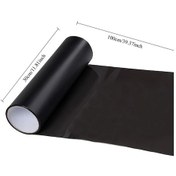 Resim Cloud011 Siyah Kabarcıksız Düşük Yapışkanlı Mat Vinil Araç Kaplama 11.81x39.37in 
