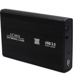 Resim Alfais 4765 3.5 Inç SATA USB 3.0 Bağlantılı Harici HDD Harddisk Kutusu 8TB Destekli 