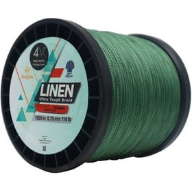Resim Dft Bojin 4x Linen 0.70mm Yeşil İp Misina 1000 Mtr 