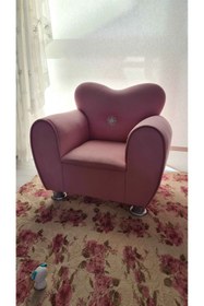 Resim A5 HOME Kalpli Çocuk Koltuğu Berjer 1-7 yaş Pembe 