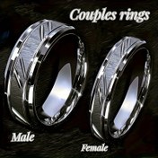 Resim Erkekler & Kadınlar için Basit 6/8mm Fırçalanmış Paslanmaz Çelik Çift Yüzükler - Kaplamasız Dayanıklı Minimalist Tasarım, Teklif, Nişan, Düğün, Yıldönümü İçin Rahat Uyumlu Eşleşen Çift - Günlük Kıyafetler İçin Zamansız Şıklık, Evlilik Yüzükleri, Nişan Aksesuarları, Modern Takı, Şık Bitiş 