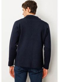 Resim Erkek Cepli Blazer Ceket Lacivert Lacivert 