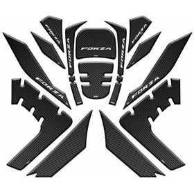 Resim Gogo Tank Pad 001 Siyah 14 Parça Honda Forza 250 18-20 