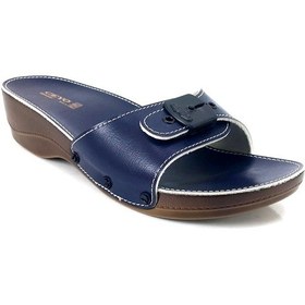 Resim Ceyo Minelli Topuklu Kadın Anatomik Terlik - Lacivert-lacivert Lacivert 