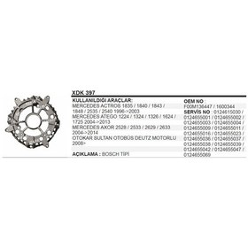 Resim Diot Taraf Kapagi Bosch Actros Axor Otokar 100A 504625110 