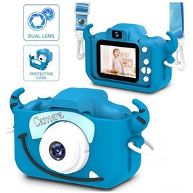Resim Samdoo 13mp 1080p Hd Dijital Fotoğraf Makinesi Oyuncağı - 2.0" Lcd Ekran, 4x Dijital Zoom, 100 Derece Geniş Açı Gök Mavisi 