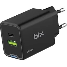 Resim Bix Bx2p46g 45w Gan Usb-c Usb-a Şarj Aleti Iphone Ipad Pps Pd Type-c Hızlı Şarj Cihazı Siyah 