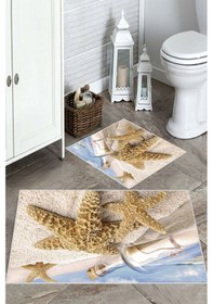 Resim Multi Kaymaz Taban Deniz Yıldızı Banyo Paspas Bp-28 çok renkli 