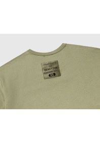 Resim United Colors Of Benetton Benetton Erkek Çocuk Logo Baskı Detaylı Oversize T-shirt Çok Renkli 