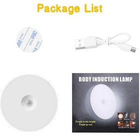 Resim Luz&pos Şarjlı Sensörlü Gece Led Lambası Çok Renkli 