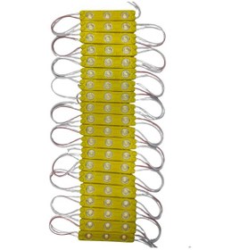 Resim 20 Adet 12 Volt 1.2 Watt 3 Lensli Amber 2835 Smd Led Modül Ip65 