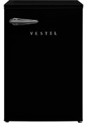 Resim Vestel RETRO SB14311 121 L Statik Buzdolabı Siyah 
