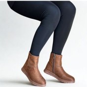 Resim Ne&ve Shoes Taba Lüx Süet Peluş Astarlı Kadın Günlük Bot Taba 