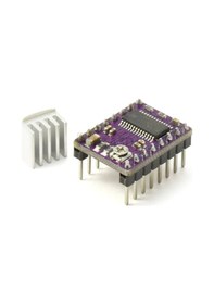 Resim Drv8825 Step Motor Sürücü Modül Soğutucu 32 Adım 1.5a 3d Yazıcı Robot Cnc Reprap Mks Gen Ramps 