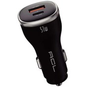 Resim EN SİGA Araç İçi 51W 6A Hızlı Araç Şarj Başlık | 1x USB 1x PD Çıkışlı Araç Şarj Cihazı 