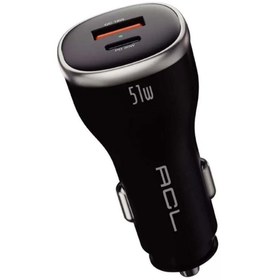 Resim EN SİGA Araç İçi 51W 6A Hızlı Araç Şarj Başlık | 1x USB 1x PD Çıkışlı Araç Şarj Cihazı 