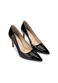 Resim Tamer Tanca Kadın Hakiki Deri Siyah Rugan Topuklu Ayakkabı 1027 03 Bn Ayk Sk24-25 Sıyah Rgn Siyah Rugan 