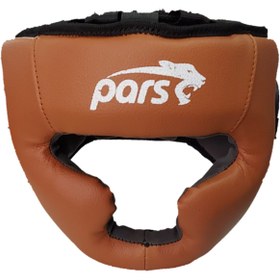Resim Pars Protec Tam Koruyucu Kapalı Antrenman Kaskı Kahverengi 