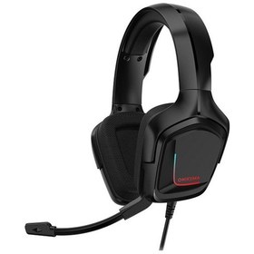 Resim Yaozixa Onıkuma K20 Oyun Kulaklığı - 40mm Sürücü, Led Işık, Mikrofon, Ses Kontrolü, 3.5mm Bağlantı, Siyah 