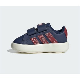Resim Adidas Bebek Mavi Yürüyüş Ayakkabısı Grand Court Spıder-man Cf I Js2342 Siyah 