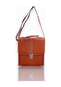 Resim Başkent Çanta Dikey Deri Evrak Çantası Anahtar Kilitli A4 Uyumlu 8683255013685 Taba 