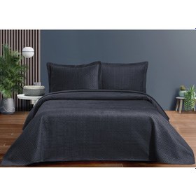 Resim Pierre Cardin Yatak Örtüsü Seti Siena Çift Kişilik Antrasit 