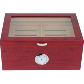 Resim Falconetti 2 Katlı Camlı Humidor Puro Kutusu RC19 