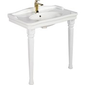 Resim Creavit An100 Antik 50X100 Cm Lavabo 2 Adet Antik Ayak 