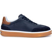 Resim Tamer Tanca Erkek Hakiki Deri Lacivert Sneakers & Spor Ayakkabı 978 300 Erk Ayk Y25 Lacıvert Lacivert 