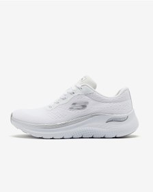 Resim Skechers Arch Fit 2.0 - Glow The Distance Kadın Beyaz Spor Ayakkabı 150067tk Wsl 