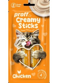 Resim Proff Creamy Tavuklu Kedi Ödülü 4'lü 
