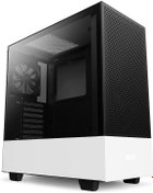 Resim Nzxt H510 Flow CA-H52FW-01 Compact Mid Tower Bilgisayar Kasası Beyaz - Siyah Nzxt