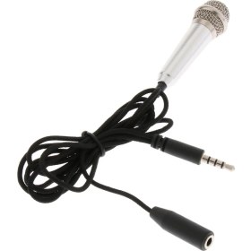 Resim Runto Gümüş Mikrofon Mikrofon Saklama Çantası ile Sohbet Karaoke Şarkı (Yurt Dışından) 