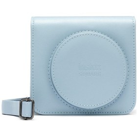 Resim Fujifilm Instax SQ1 Fotoğraf Makinesi + 10'lu Kare Film + Deri Kılıf + Pleksi Çerçeve + Kıskaçlı Stand Mavi 