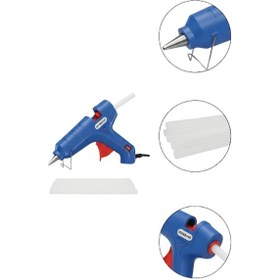 Resim Ilkeshop Pratik Kullanımlı 60 W Silikon Tabancası 11 Mm Silikon Uyumlu 5 Silikon 