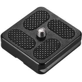 Resim Hombey D-40t Alüminyum Hızlı Montaj Plakası - Arca Swiss Standartı, 40x38mm, 1/4" Vida, Dslr Tripod Kafa Aksesuarı 